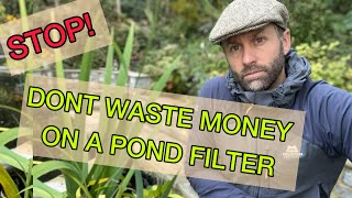 DIY KOI POND FILTER SYSTEM  cheap and easy  crystal clear water EVERY TIME 💦🐠 [upl. by Netnilc]