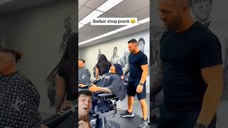 BARBER SHOP PRANK shorts prank relatable funny [upl. by Asyar133]