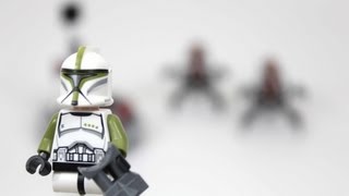 LEGO Star Wars Clone Troopers vs Droidekas Review 75000 [upl. by Leina]