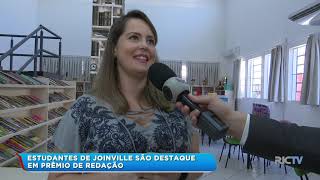 Estudantes de Joinville são destaque em prêmio de redação [upl. by Porush667]