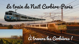 Le train de nuit CerbèreParis à travers les Corbières [upl. by Janna908]