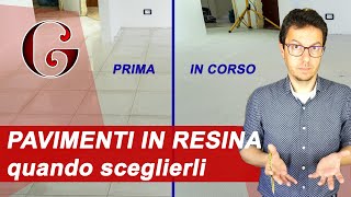 Quando scegliere i PAVIMENTI IN RESINA unidea interessante per interni e non solo [upl. by Raseta606]