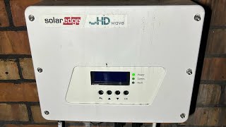 Solaredge SE3500H inverter fault issuewarranty SolarEdgeTechnologies pylontechess [upl. by Ruyle]