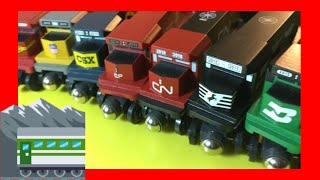 🚝🛤🚟🚋🚈🚊HD Compilation unpack 7 different Whittle Shortline Wooden Trains 03308 z multi [upl. by Aylatan33]