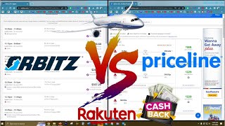 Orbitz VS Priceline Flight Prices  Shop With Rakuten For Additional Savings [upl. by Rubel]