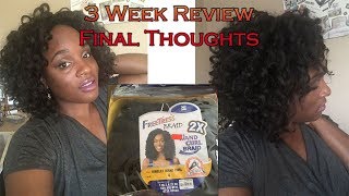 Ringlet Wand Curl Crochet Hair  3 Week Review [upl. by Latif491]