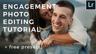 FAST Engagement Photo Editing Tutorial  Learn how to edit a full shoot in under 24 minutes [upl. by Einalam]