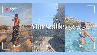 escaping London weather to Marseille France  beach hike calanques [upl. by Ablasor]