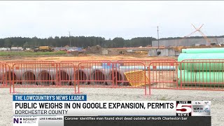 VIDEO Dorchester Co community weighing in on Google data center expansion permits [upl. by Eatnoled]