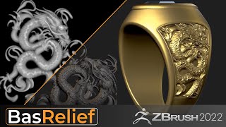 The All New BasRelief Features in ZBrush 2022 Ad [upl. by Kawasaki]