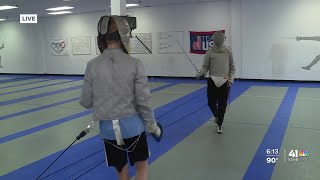 Lenexa fencing club owner explains basics of sport [upl. by Aneled]