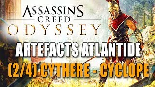 ASSASSINS CREED ODYSSEY  ARTEFACTS ATLANTIDE 24 CYTHÈRE  BOSS FIGHT CYCLOPE  Brontès [upl. by Aihsercal]