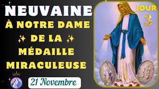 NEUVAINE À NOTRE DAME DE LA MÉDAILLE MIRACULEUSETROISIÈME JOURHistoire de Sainte Cathérine Labouré [upl. by Anikas]