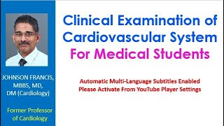 Clinical Examination of Cardiovascular System for Medical Students [upl. by Idid]