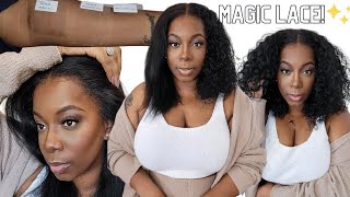 😲 Grow from Scalp 🌟 MAGIC Layered Edge 3n1 Dry Straight amp Wet Curly Wig Clear Lace XRSBeautyHair [upl. by Dominga]