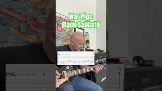 War Pigs Black Sabbath Guitar Lesson  Tutorial blacksabbath tonyiommi guitar lesson ozzy [upl. by Ssilem]