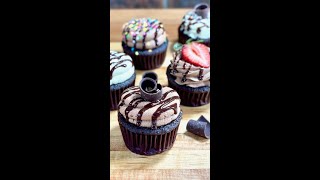 Mix and Match Moist and Fudgy Chocolate Cupcakes [upl. by Retxed]