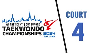 Presidents Cup Europe G2  Tallinn 2024  Court 4 [upl. by Alessig361]