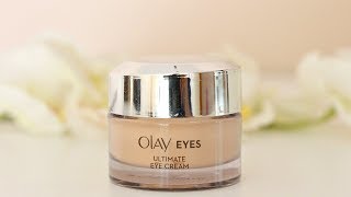 Olay Eyes Ultimate Eye Cream Review [upl. by Ahsaeyt]