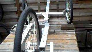 homebuilt recumbent trike 1 [upl. by Ellynad]