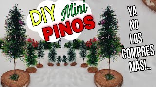 DIY Crea tus Propios PINOS NAVIDEÑOS Super Rápido y Económico Esto te Ahorrará mucho Dinero 💰 [upl. by Ailecara]