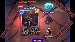 Is The Widows Web Bundle Worth The Gold Marvel Snap Gold Bundle [upl. by Bradleigh]