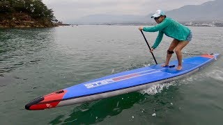 Starboard Unlimited FLATWATER Airline 180quot×27quot TEST RIDE [upl. by Nagaem988]