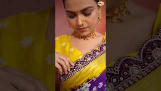 Dola silk with lace border sarees dolasilksarees sareesonlineshoppinglowprice dailywaresarees [upl. by Staten]