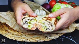 Ловите Вкусный Рецепт Сочной и Хрустящей Шаурмы Дома [upl. by Senilec453]