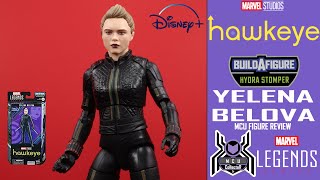 Marvel Legends YELENA BELOVA Hawkeye Disney Hydra Stomper BAF Wave MCU Figure Review [upl. by Harutak]