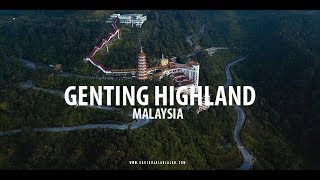 GENTING HIGHLAND MALAYSIA IN AERIAL VIEW [upl. by Eiramllij]