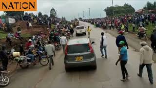 Parents receive school buses at Elburgon DEB Turi Sulgwita Secondary schools funded by Molo NGCDF [upl. by Soisatsana]