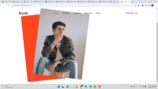 Lets design a responsive personal portfolio website in html amp css video viralvideo [upl. by Adnih554]