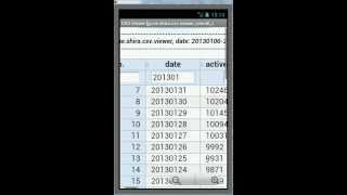 Android CSV VIewer Version 258 Emulator 403 [upl. by Lorain]