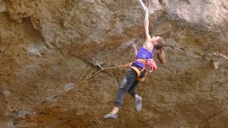 14YearOld Laura Rogora Becomes Second Youngest To Climb 9a [upl. by Ogu]