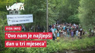 VIDA info  Građani obranili Unu od bagera i ekocida [upl. by Bab]