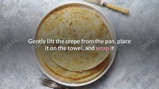 how to make a crepe [upl. by Llenor]