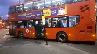 CURTAILTED  12401 YX66WCP on 75 in West Croydon Bus Station Curtailed to Catford Town Centre [upl. by Lorette589]