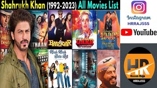 Shahrukh Khan 1992 2024 All Movie list  Shahrukh Khan full movie  Shahrukh Khan Birthday [upl. by Manwell]