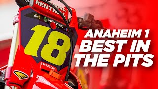 Anaheim 1 Supercross Best in the Pits [upl. by Yeorgi]