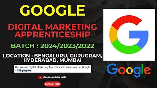 Join Google Digital Business Marketing Apprenticeship 2025 [upl. by Aidam613]