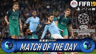 Match of the Day Champions League 2nd Leg Quarter Finals on FIFA 19 [upl. by Hoag]