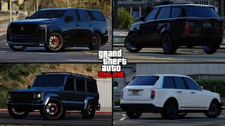 Nicest SUVs in GTA Online 2024 [upl. by Krilov]