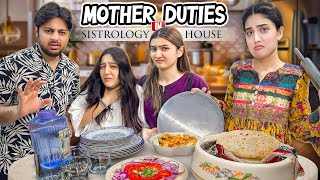 MAMA KI DUTIES KERNI PAR GAI 🤯  Sistrology Home Py Khana Bnaya 👩‍🍳  Behno amp Areeb Ka Reaction 🤢 [upl. by Rashida717]