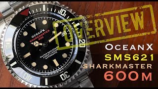 PRODUCT OVERVIEW  OCEANX Sharkmaster 600 SMS621 43mm [upl. by Ramsdell]