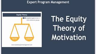 The Equity Theory of Motivation [upl. by Ayyn270]