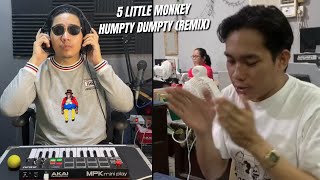 5 LITTLE MONKEY HUMPTY DUMPTY REMIX [upl. by Bohlin397]