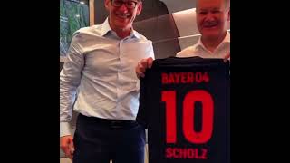 Olaf Scholz ist die neue Nummer quot10quot bei Bayer Leverkusen scholz bayerleverkusen bundesliga [upl. by Isolt16]