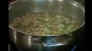 Receta del día Sopa de fideos con carne de protemas y crutones gracias al Club de la Chilena [upl. by Gagnon889]