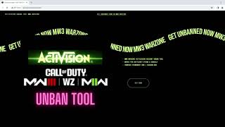 mw3 warzone unban tool remove permanent ban now works for battlenet steam amp console get unbanned now [upl. by Emor]